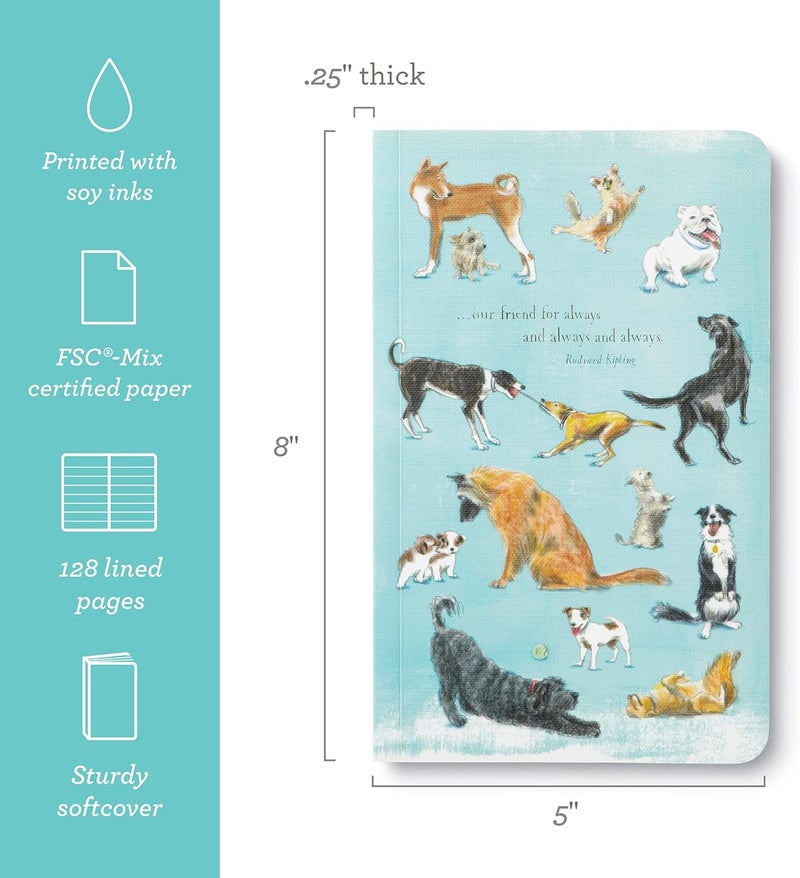 Compendium Softcover Journal - Our friend for always and always and always. – A Write Now Journal with 128 Lined Pages, 5″W x 8″H - Image 2